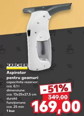 Aspirator pentru geamuri