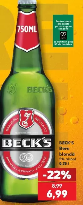 Beck's - Bere blondă