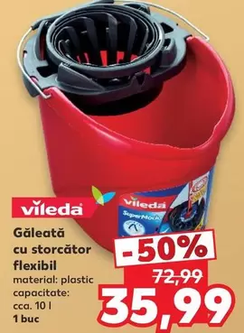 Galeata cu storcator flexibil