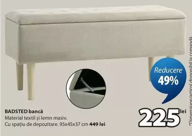 BADSTED bancă