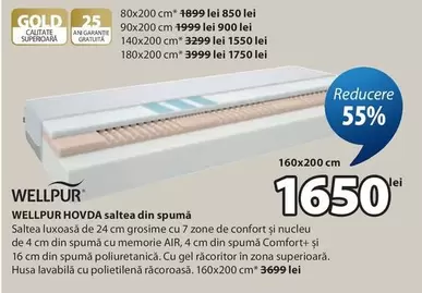 HOVDA saltea din spumă