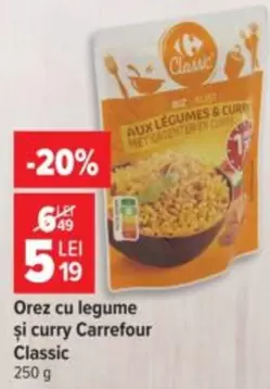 Orez cu legume si curry