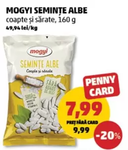 MOGYI SEMINȚE ALBE COAPTE ȘI SĂRATE
