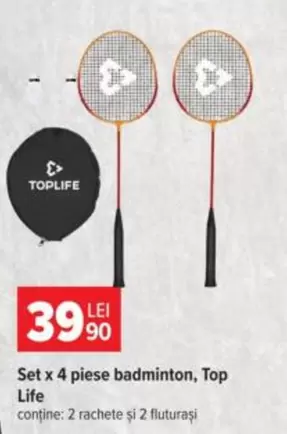 Set x 4 piese badminton