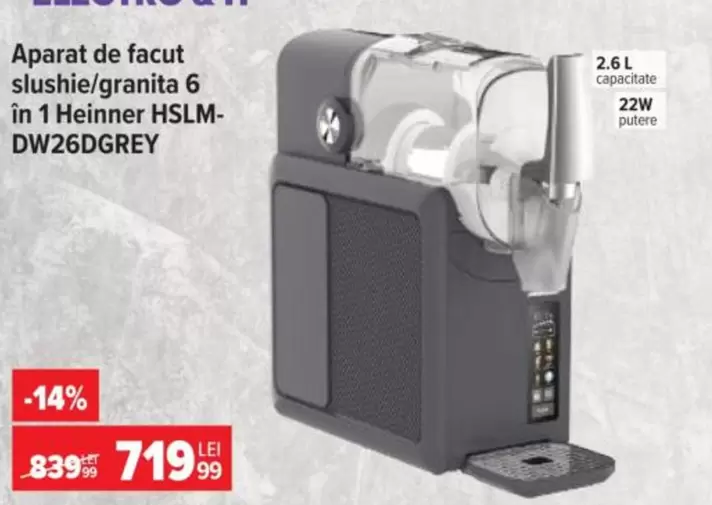 Aparat de facut slushie/granita 6 in 1