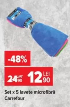Set x 5 lavete microfibră