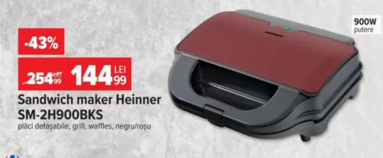 Sandwich maker SM-2H900BKS