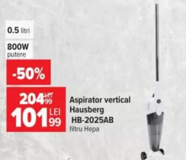 Vertical - Aspirator vertical HB-2025AB filtru Hepa