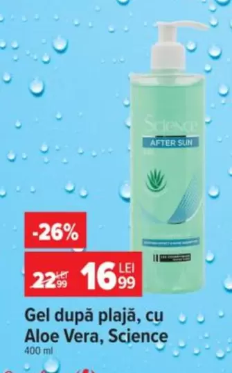 Gel după plajă, cu Aloe Vera