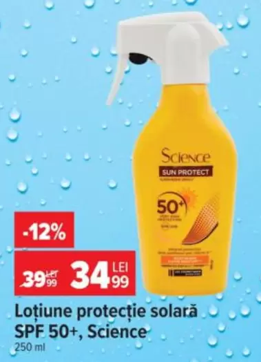Loțiune protecție solară SPF 50+