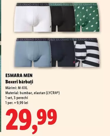 Boxeri bărbați