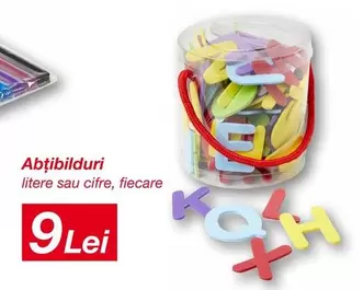 Abțibilduri litere sau cifre