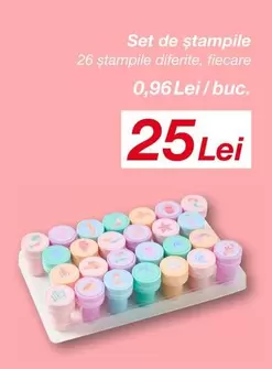 Set de ștampile
