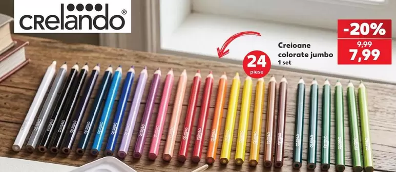 Creioane colorate jumbo