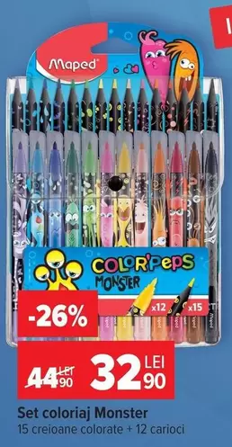 Set coloriaj Monster