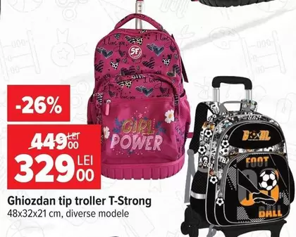 Ghiozdan tip troller