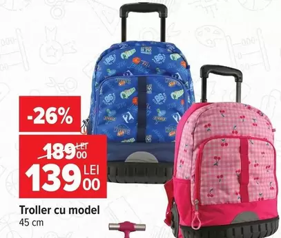 Troller cu model