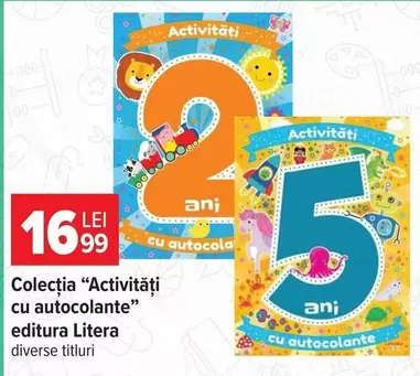 Colecția "Activități cu autocolaante"
