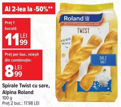 Spirale Twist cu sare