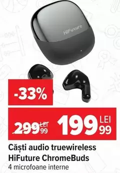 Căști audio truewireless ChromeBuds