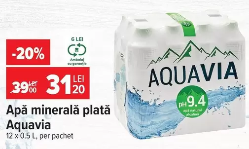 Apă minerală plată