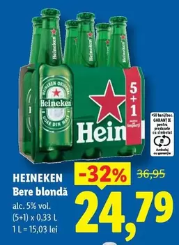 Heineken - Bere blondă