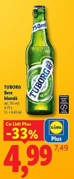 Tuborg - Bere blondă
