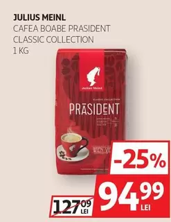 CAFEA BOABE PRÄSIDENT CLASSIC COLLECTION