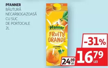 BĂUTURĂ NECARBO GAZOASĂ CU SUC DE PORTOCALE