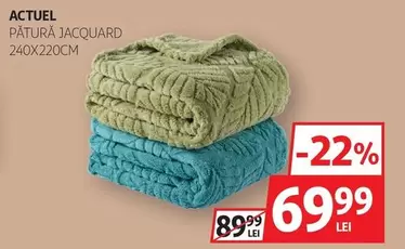 Actuel - PĂTURĂ JACQUARD