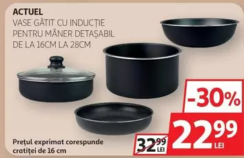 Actuel - VASE GĂTIT CU INDUCȚIE PENTRU MÂNER DETAȘABIL