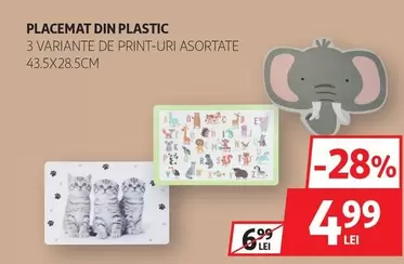 PLACEMAT DIN PLASTIC