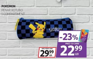 Pokemon - PENAR ROTUND 1 COMPARTIMENT
