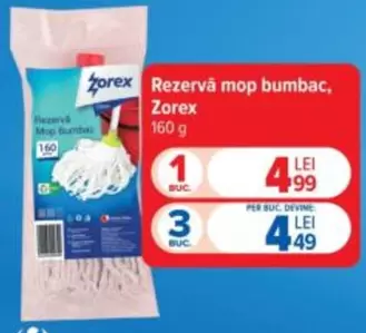 Rezervă mop bumbac