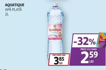Aquatique - APĂ PLATĂ