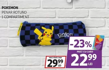 Pokemon - PENAR ROTUND 1 COMPARTIMENT