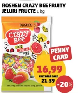 CRAZY BEE FRUITY JELURI FRUCTE