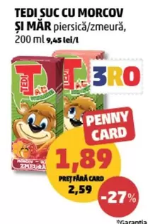 TEDI SUC CU MORCOV SI MĂR