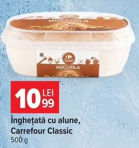 Înghețată cu alune