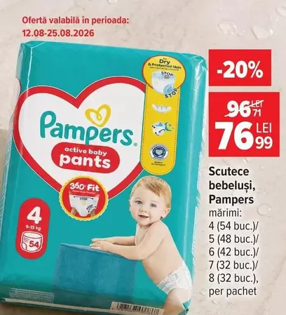 Pampers - Scutece bebeluși