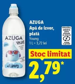 Apă de izvor, plată