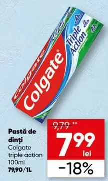 Pastă de dinți triple action
