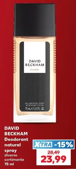 David Beckham - Deodorant natural spray diverse sortimente