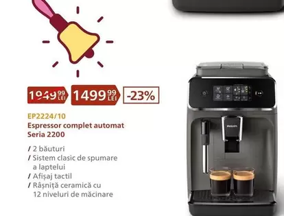 Philips - Espressor complet automat Seria 2200 EP2224/10