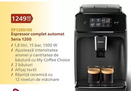 Philips - Espressor complet automat Seria 1200