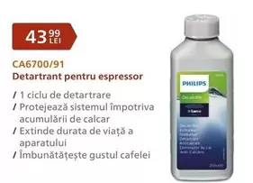Philips - CA6700/91 Detartrant pentru espressor
