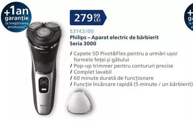 Philips - Aparat electric de bărbierit Seria 3000 S3143/00
