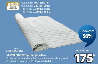 VESTREFJORDEN Protecție Saltea