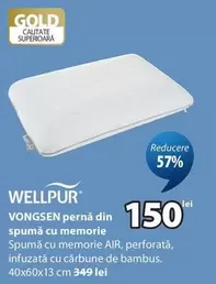 VONGSEN pernă din spumă cu memorie