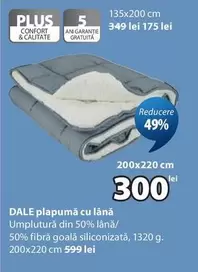 DALE plapumă